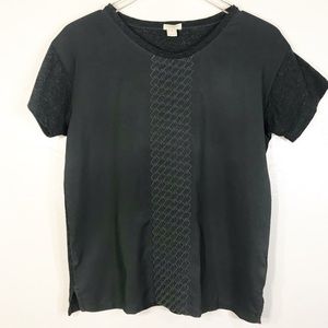 J. Crew Gray Short Sleeve Tee, Size Small